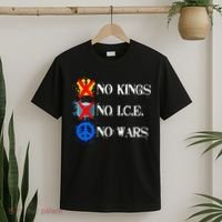 No Kings No I.C.E. No Wars T-Shirt thumb 2
