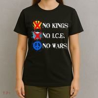 No Kings No I.C.E. No Wars T-Shirt thumb 4