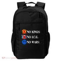 No Kings No I.C.E. No Wars Backpack thumb 0