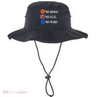 No Kings No I.C.E. No Wars Bucket Hat thumb 0