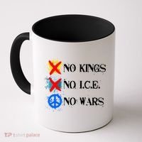 No Kings No I.C.E. No Wars Coffee Mug thumb 0