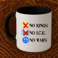 No Kings No I.C.E. No Wars Coffee Mug thumb 2