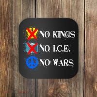 No Kings No I.C.E. No Wars Coaster thumb 0
