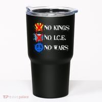 No Kings No I.C.E. No Wars Tumbler thumb 0