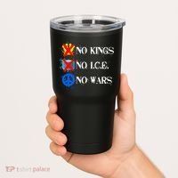No Kings No I.C.E. No Wars Tumbler thumb 2