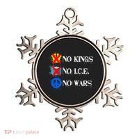 No Kings No I.C.E. No Wars Ornament thumb 0