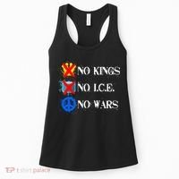 No Kings No I.C.E. No Wars Women's Tank Top thumb 0