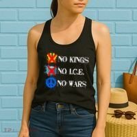 No Kings No I.C.E. No Wars Women's Tank Top thumb 2