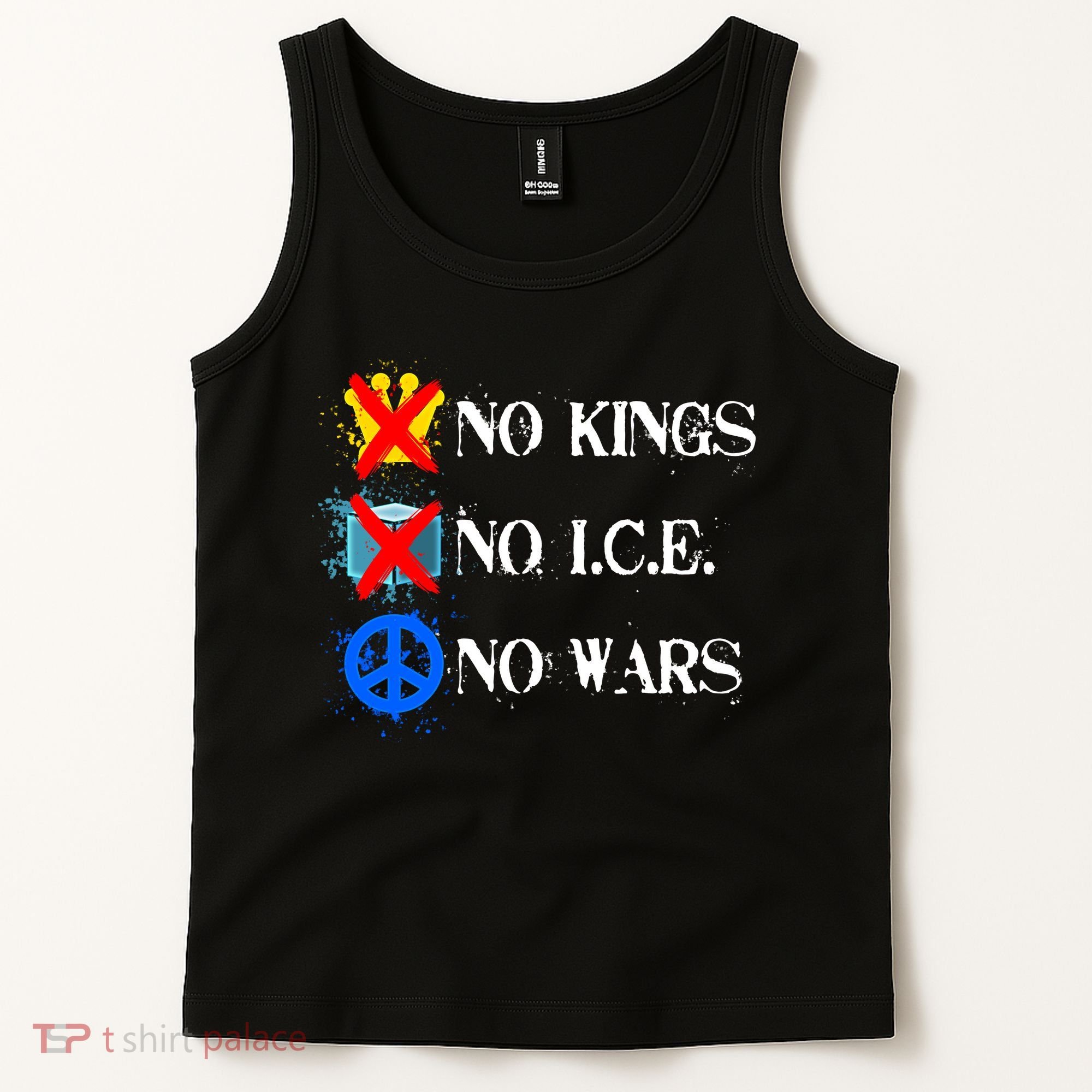 No Kings No I.C.E. No Wars Tank Top