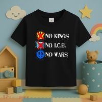 No Kings No I.C.E. No Wars Toddler T-Shirt thumb 3