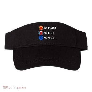 No Kings No I.C.E. No Wars Visor