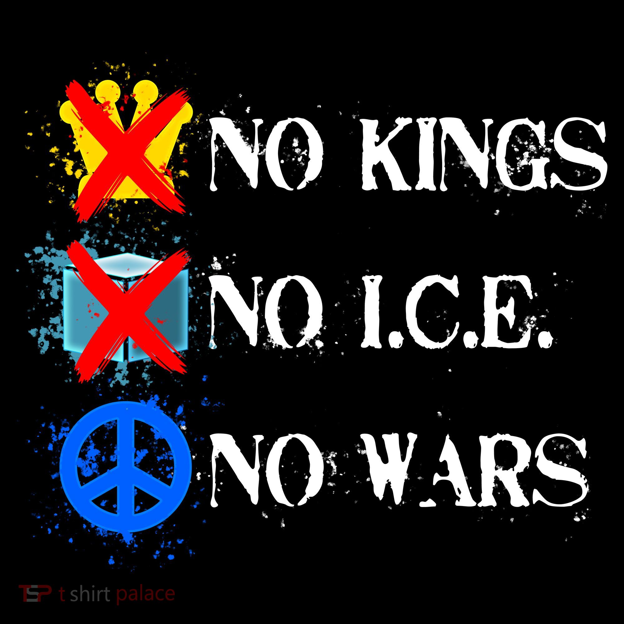 No Kings No I.C.E. No Wars Women's Long Sleeve Shirt
