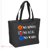 No Kings No I.C.E. No Wars Tote Bag thumb 2
