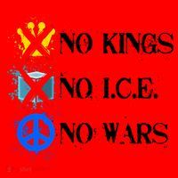 No Kings No I.C.E. No Wars Santa Hat thumb 1