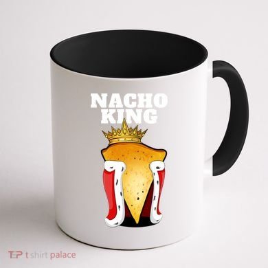 Nacho King Nacho Lover Gift Cute Mexican Nachos Gift Coffee Mug back