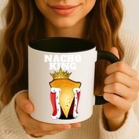 Nacho King Nacho Lover Gift Cute Mexican Nachos Gift Coffee Mug thumb 3