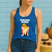 Nacho King Nacho Lover Gift Cute Mexican Nachos Gift Women's Tank Top thumb 2