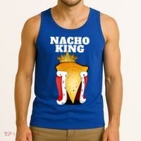 Nacho King Nacho Lover Gift Cute Mexican Nachos Gift Tank Top thumb 3