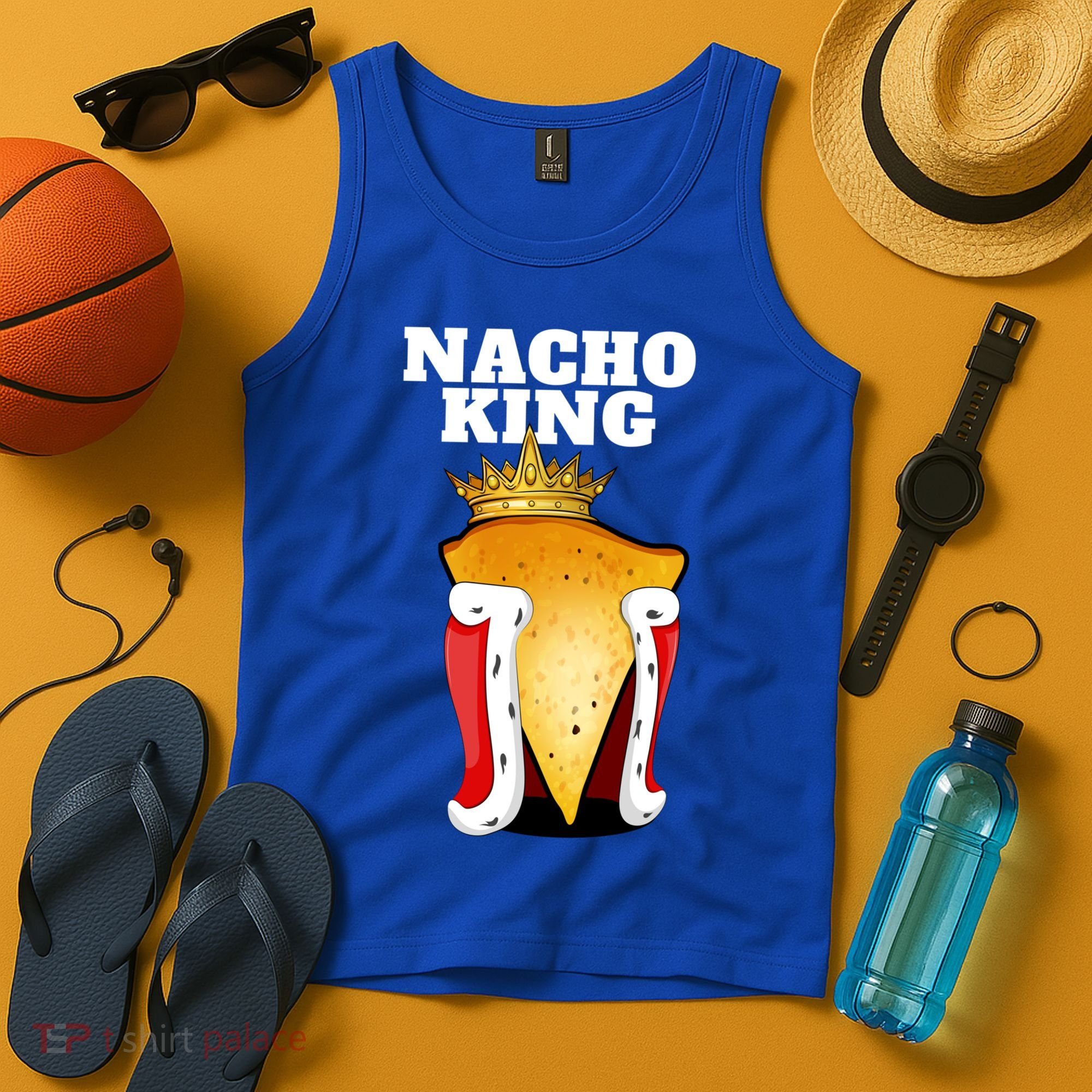 Nacho King Nacho Lover Gift Cute Mexican Nachos Gift Tank Top