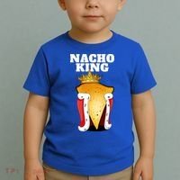 Nacho King Nacho Lover Gift Cute Mexican Nachos Gift Toddler T-Shirt thumb 2