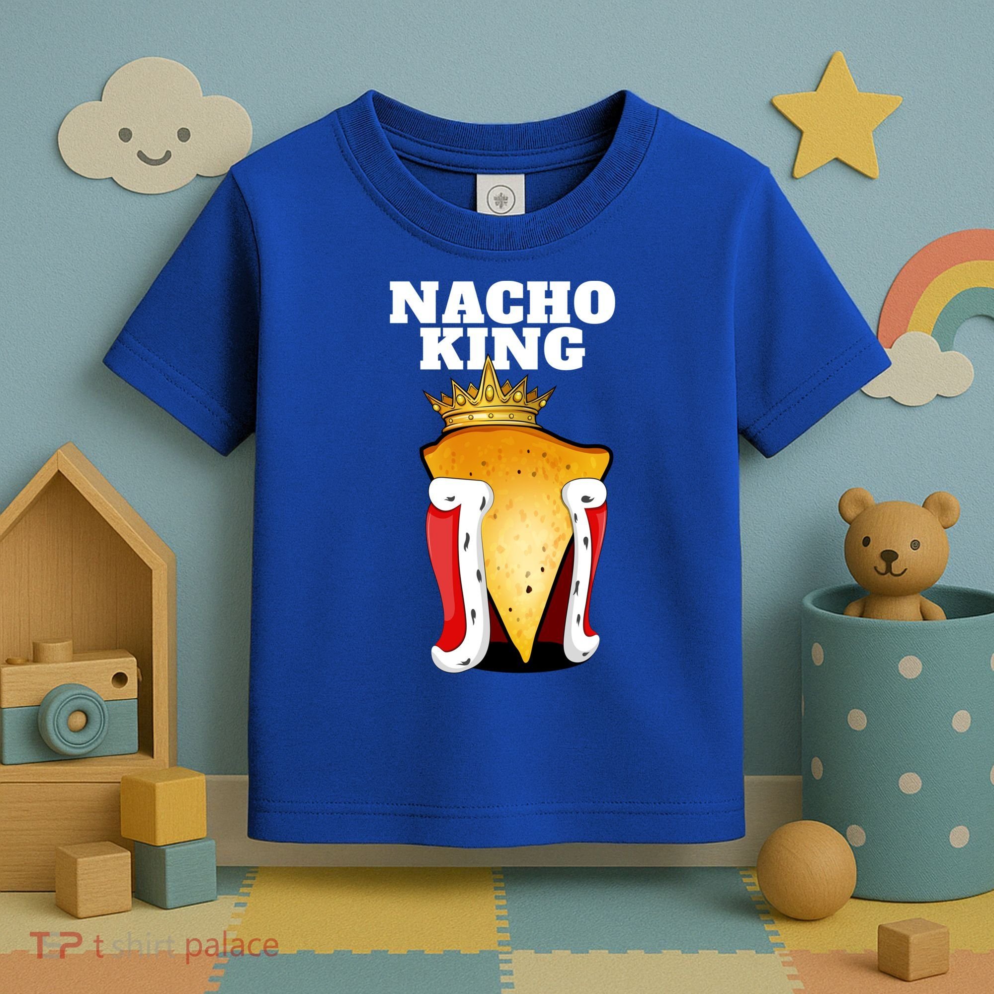Nacho King Nacho Lover Gift Cute Mexican Nachos Gift Toddler T-Shirt