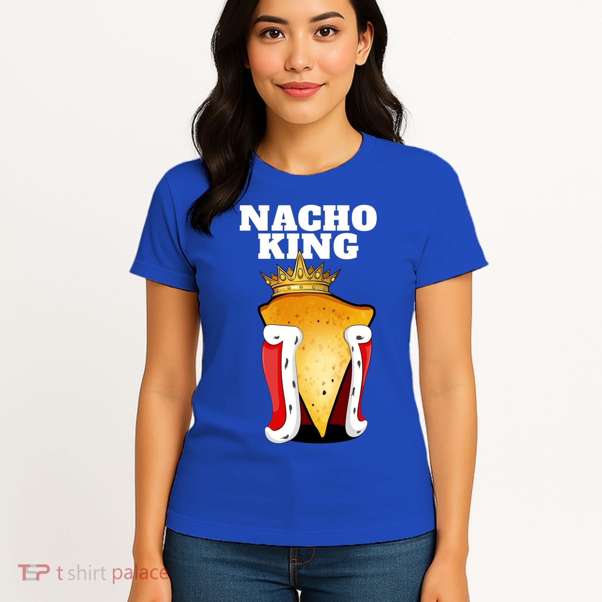 Nacho King Nacho Lover Gift Cute Mexican Nachos Gift Women's T-Shirt