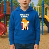 Nacho King Nacho Lover Gift Cute Mexican Nachos Gift Kids Hoodie thumb 2