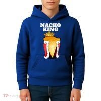Nacho King Nacho Lover Gift Cute Mexican Nachos Gift Kids Hoodie thumb 4