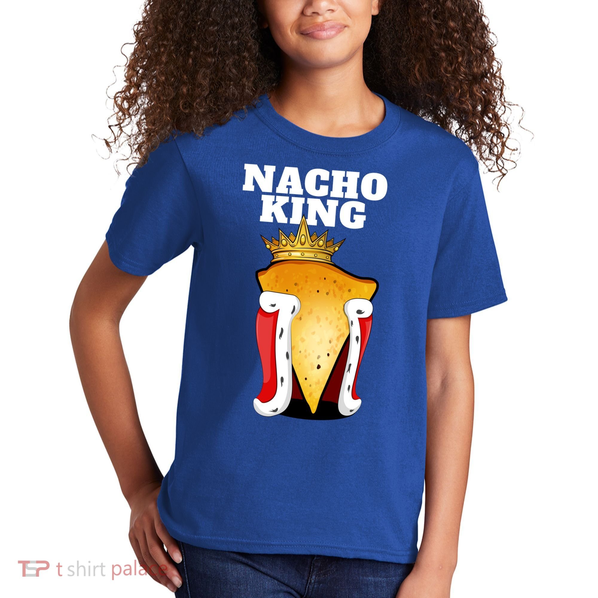 Nacho King Nacho Lover Gift Cute Mexican Nachos Gift Kids T-Shirt