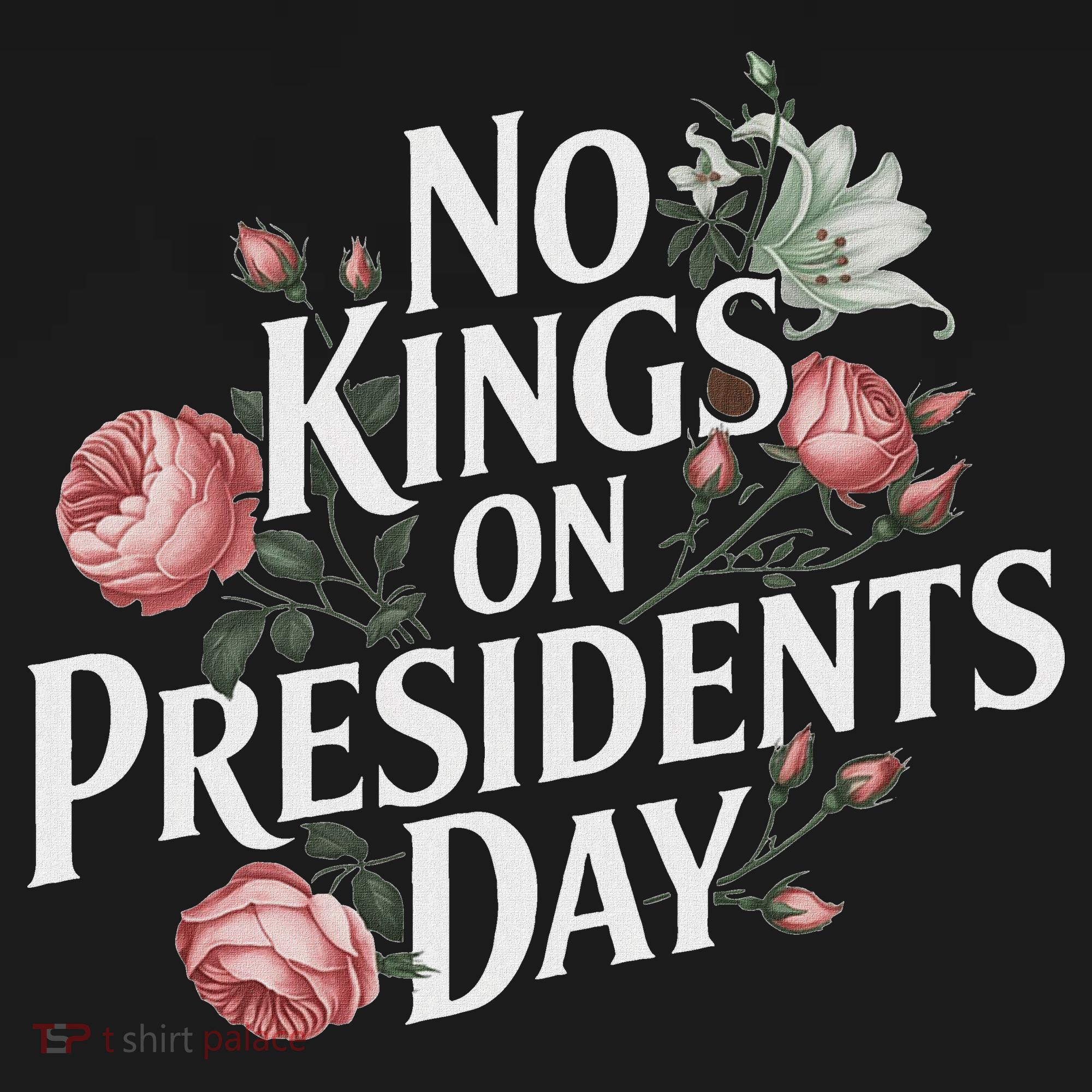 No Kings On Presidents Day Retro Anti Trump Subtle Protest Hoodie