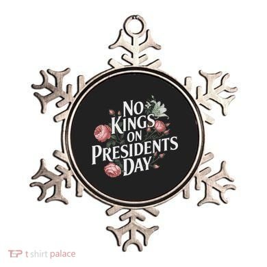 No Kings On Presidents Day Retro Anti Trump Subtle Protest Ornament