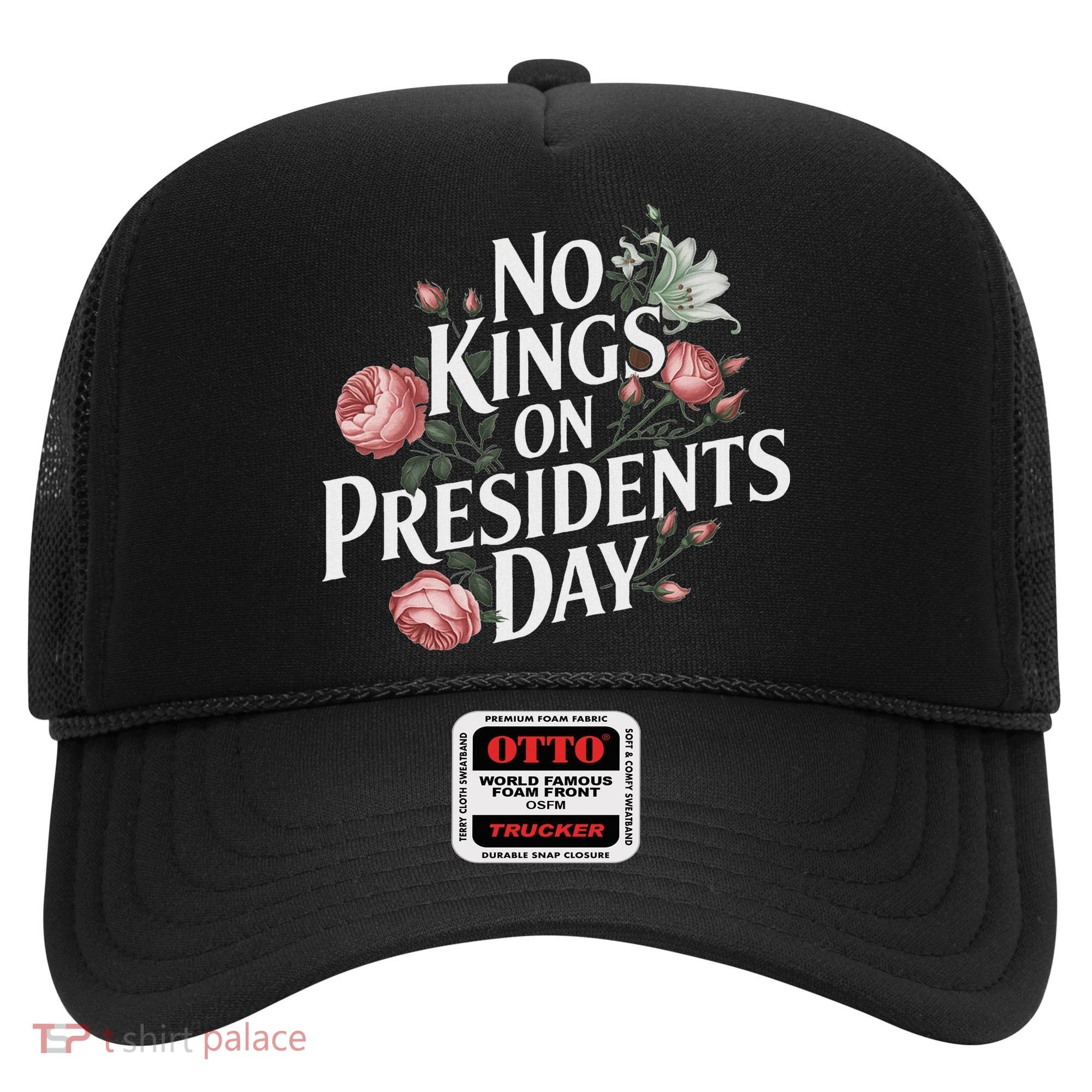 No Kings On Presidents Day Retro Anti Trump Subtle Protest Hat