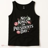 No Kings On Presidents Day Retro Anti Trump Subtle Protest Tank Top thumb 2