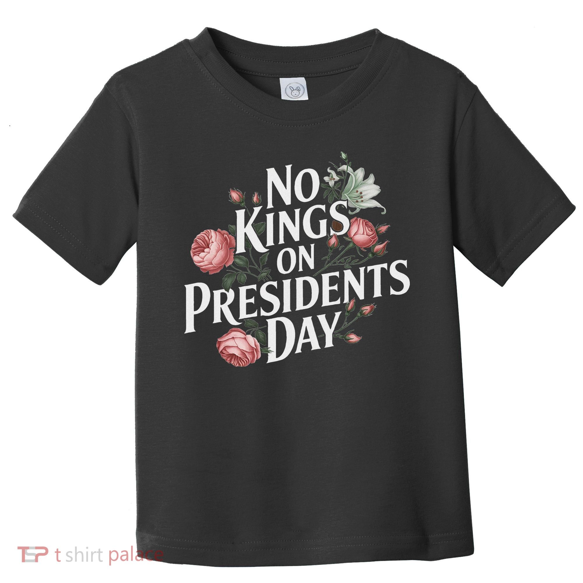 No Kings On Presidents Day Retro Anti Trump Subtle Protest Toddler T-Shirt