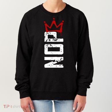 No Kings Protest Sign Vertical Women's Sweatshirt