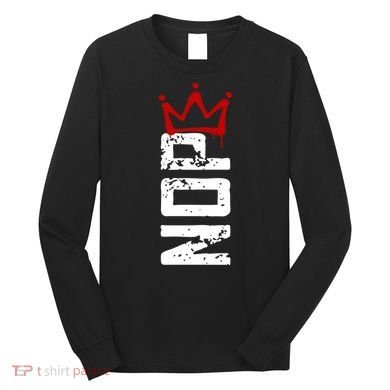No Kings Protest Sign Vertical Long Sleeve Shirt