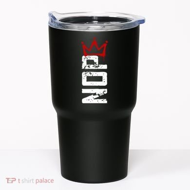 No Kings Protest Sign Vertical Tumbler