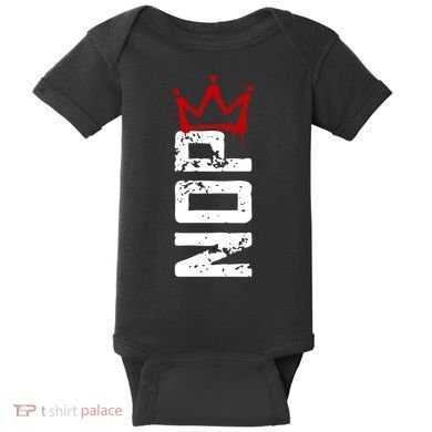 No Kings Protest Sign Vertical Baby Bodysuit