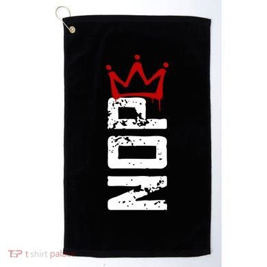 No Kings Protest Sign Vertical Golf Towel