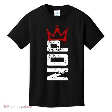 No Kings Protest Sign Vertical Kids T-Shirt
