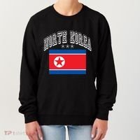 North Korea Patriotic Throwback Flag Souvenir Great Gift Women's Sweatshirt thumb 0