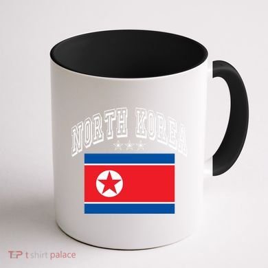 North Korea Patriotic Throwback Flag Souvenir Great Gift Coffee Mug back