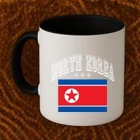North Korea Patriotic Throwback Flag Souvenir Great Gift Coffee Mug thumb 2
