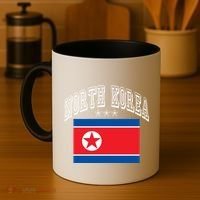 North Korea Patriotic Throwback Flag Souvenir Great Gift Coffee Mug thumb 4