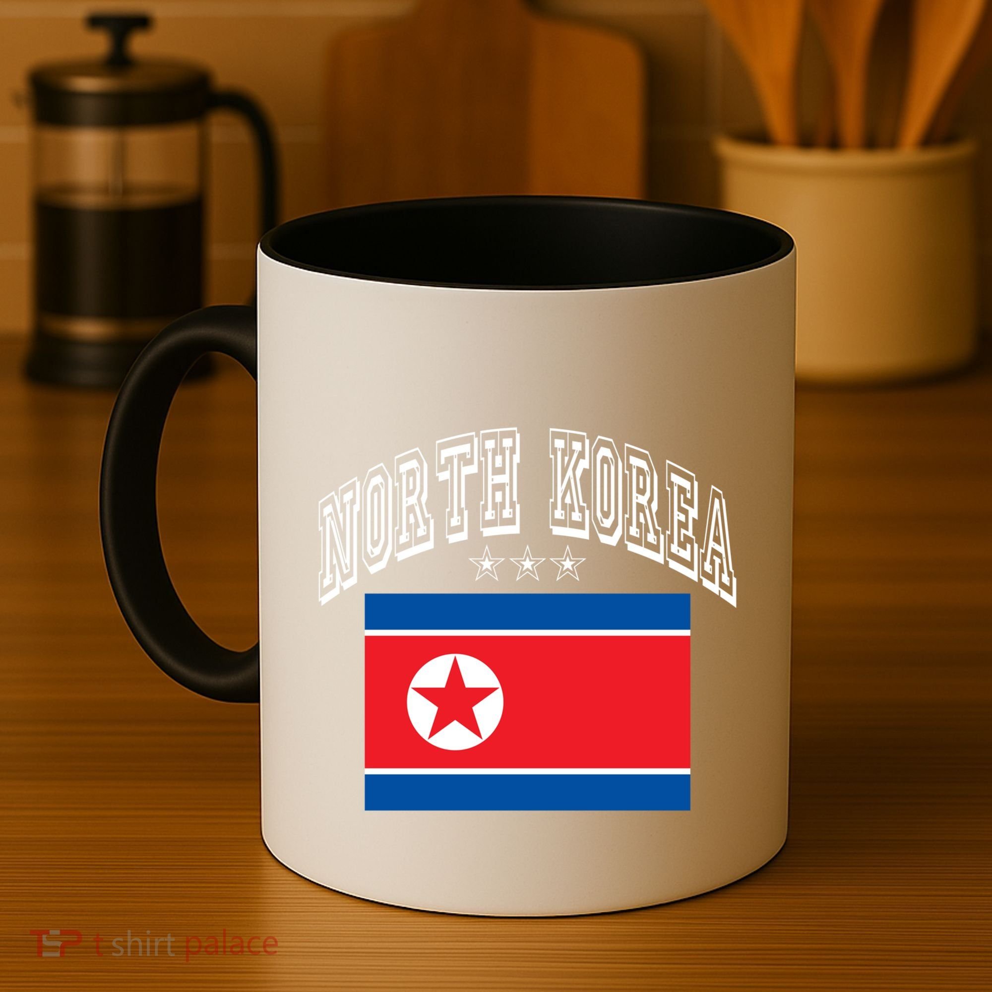 North Korea Patriotic Throwback Flag Souvenir Great Gift Coffee Mug