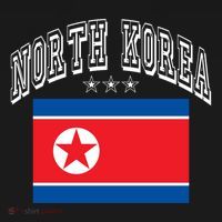 North Korea Patriotic Throwback Flag Souvenir Great Gift Women's Hoodie thumb 2