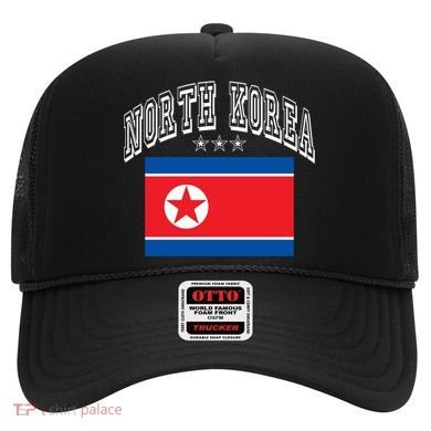 North Korea Patriotic Throwback Flag Souvenir Great Gift Hat