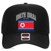 North Korea Patriotic Throwback Flag Souvenir Great Gift Hat thumb 0