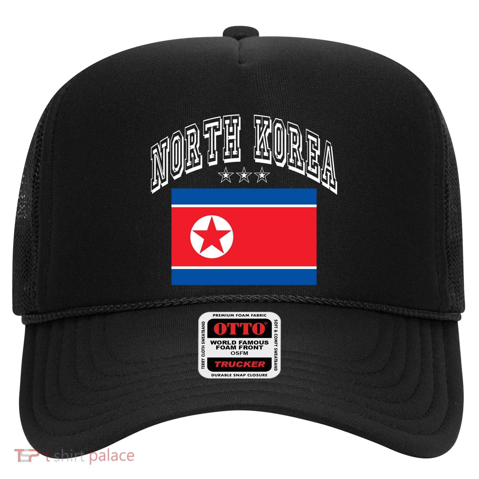 North Korea Patriotic Throwback Flag Souvenir Great Gift Hat