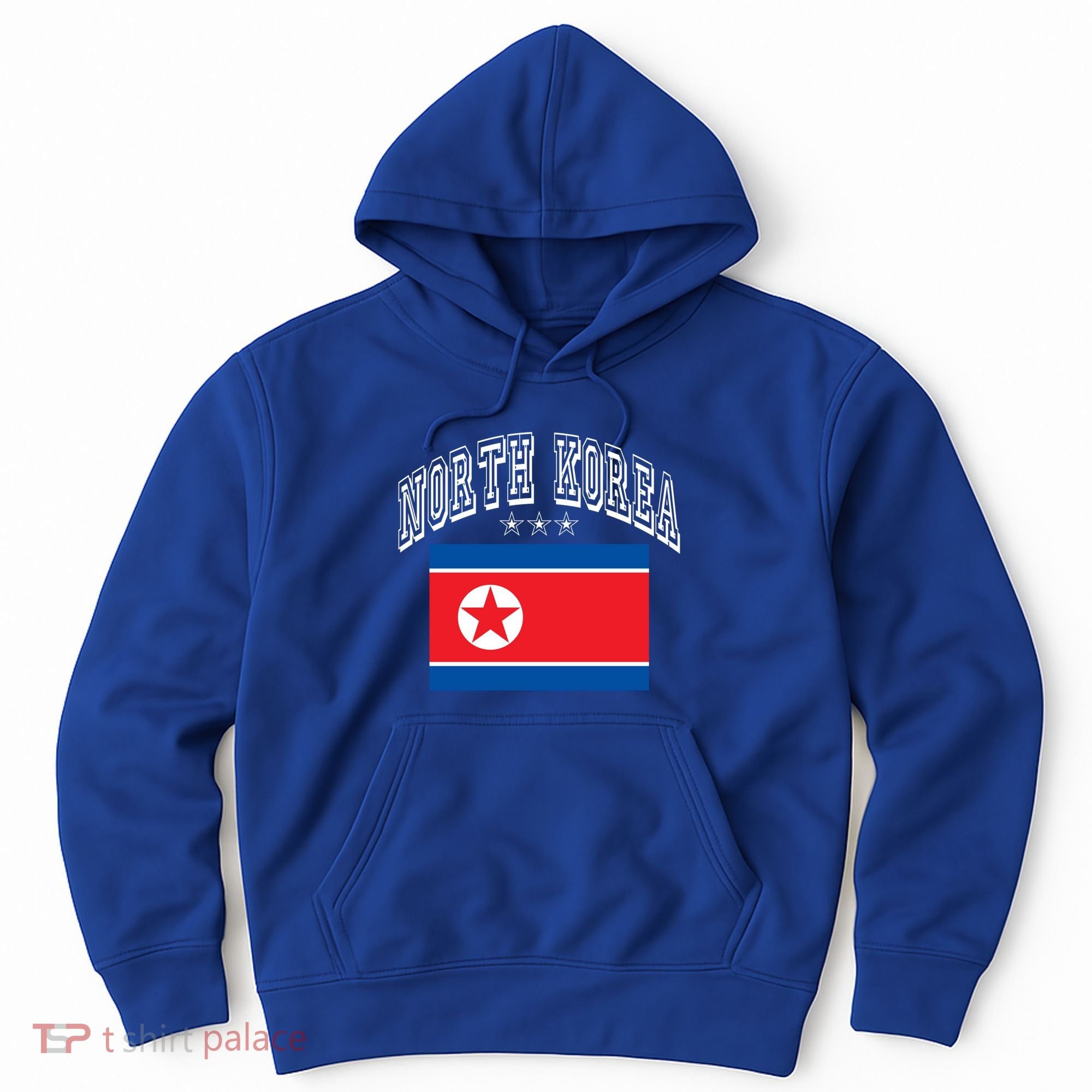 North Korea Patriotic Throwback Flag Souvenir Great Gift Hoodie